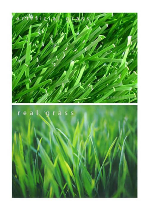 real grass vs artificial grass