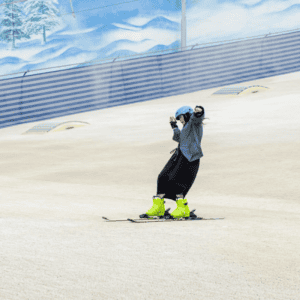 artificial ski grass used for skiing slope outdoor sports durable low maintenance synthetic grass