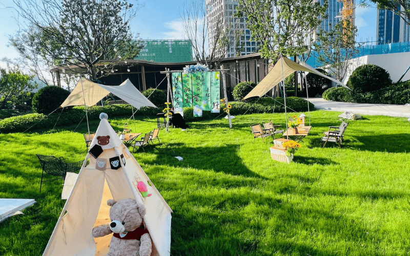 Events 1 artificial turf picnic area low-maintenance synthetic grass for outdoor gathering