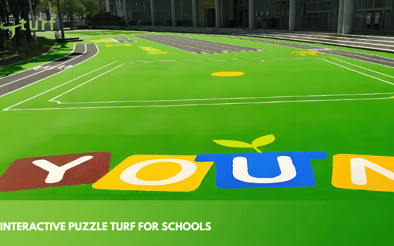 Más de 30 ideas de césped artificial y pavimentación para elevar cualquier espacio exterior en 2025 15 artificial turf school playground interactive puzzle synthetic grass educational durable lawn