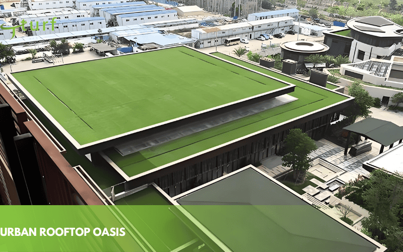Más de 30 ideas de césped artificial y pavimentación para elevar cualquier espacio exterior en 2025 9 artificial turf urban rooftop synthetic grass oasis low 1maintenance durable landscape design