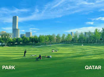 Commercial 19 commercial artificial grass for park creating a vibrant and low-maintenance landscape