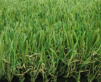 Residential 5 dense residential artificial grass with thatch for lush soft lawn