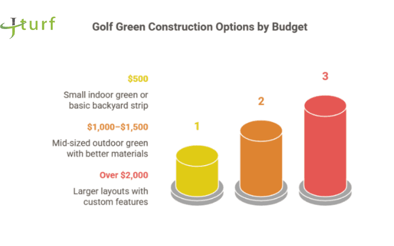 Green de golf casero: Consejos de diseño, cómo construirlo y ¿qué necesitas? 2 diy vs professional backyard putting green construction 1