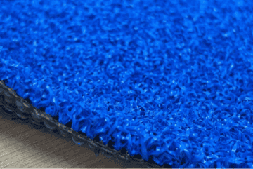 Padel 2 detailed close-up of blue padel artificial grass durable synthetic turf with low maintenance for sports use