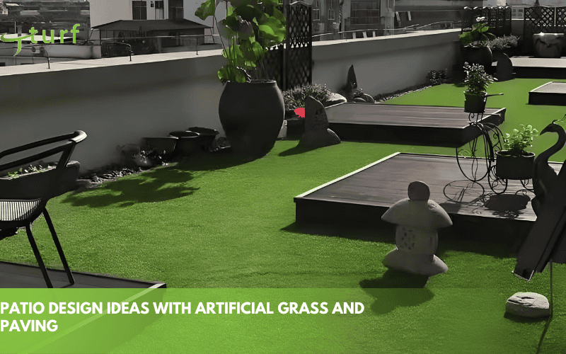 Más de 30 ideas de césped artificial y pavimentación para elevar cualquier espacio exterior en 2025 5 patio design ideas with artificial grass and paviing outdoor decor with plants