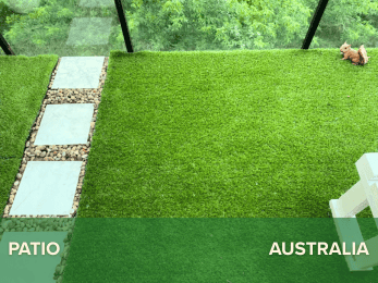 Residential 14 residential artificial grass for patios in Australia, durable and pet-friendly