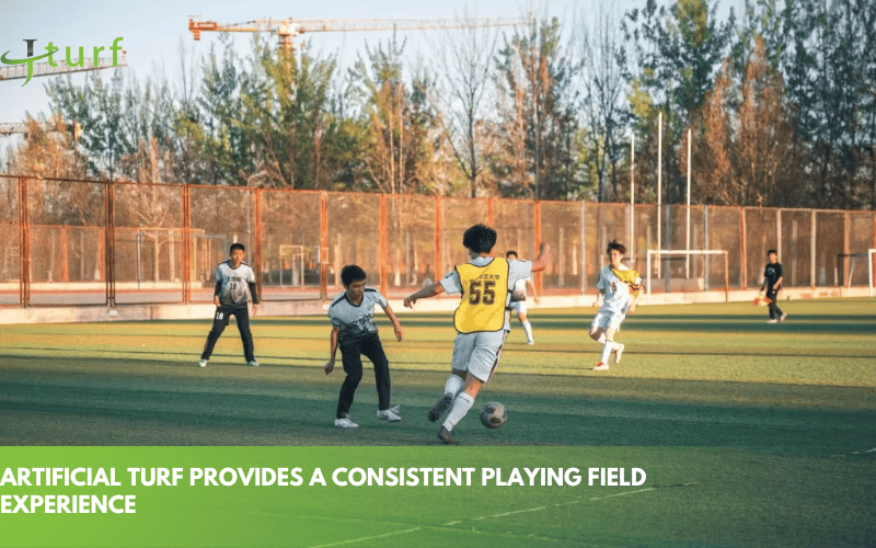Different Types of Turf Football Fields: Which One is Best? 6 students playing football on synthetic grass sports field outdoor athletic activity durable turf for university use