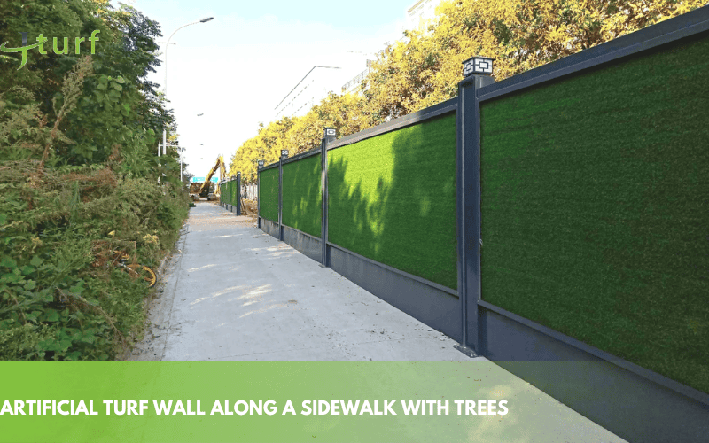 Artificial Wall Grass for Beautiful and Low-Maintenance Spaces 1 synthetic grass green wall landscape installation outdoor decorative privacy
