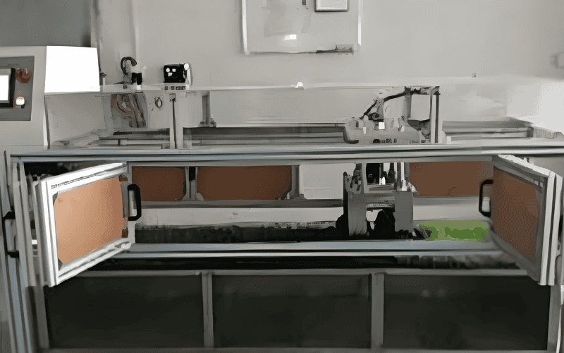 Somos líderes mundiales en soluciones de césped artificial 43 Equipo de prueba de resistencia a la abrasión para la evaluación del desgaste del césped artificial.
