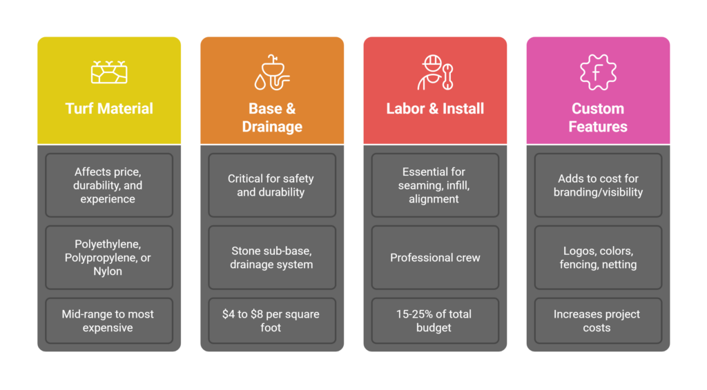 A Clear Look at the Cost to Build a Turf Baseball Field 2 key cost factors that affect turf baseball field pricing e1748946573551