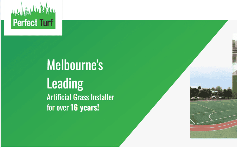 perfect turf artificial grass banner