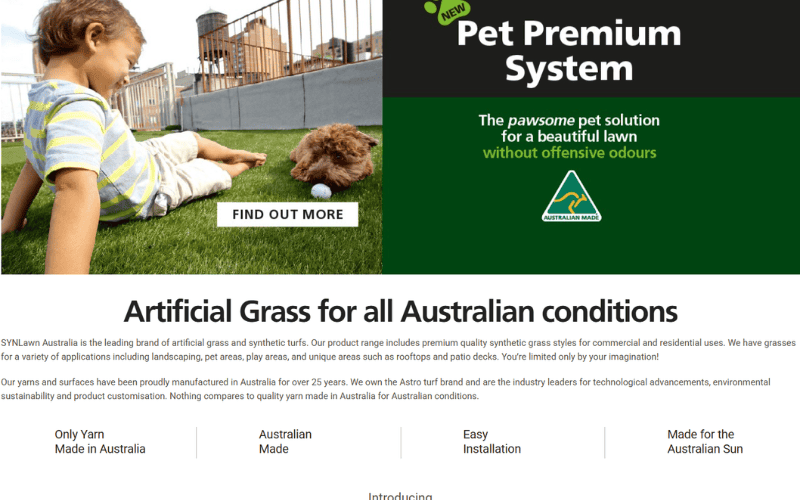 synlawn australia banner