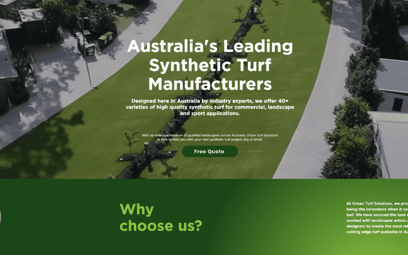 urban turf solutions banner