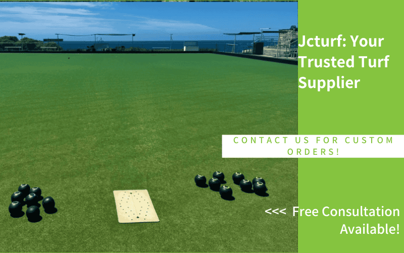 synthetic grass bowling green for outdoor sports field near ocean