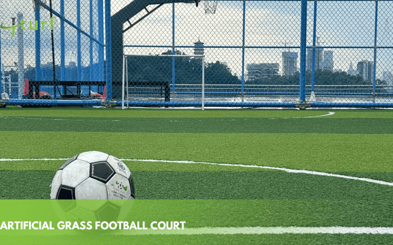 artificial grass football court