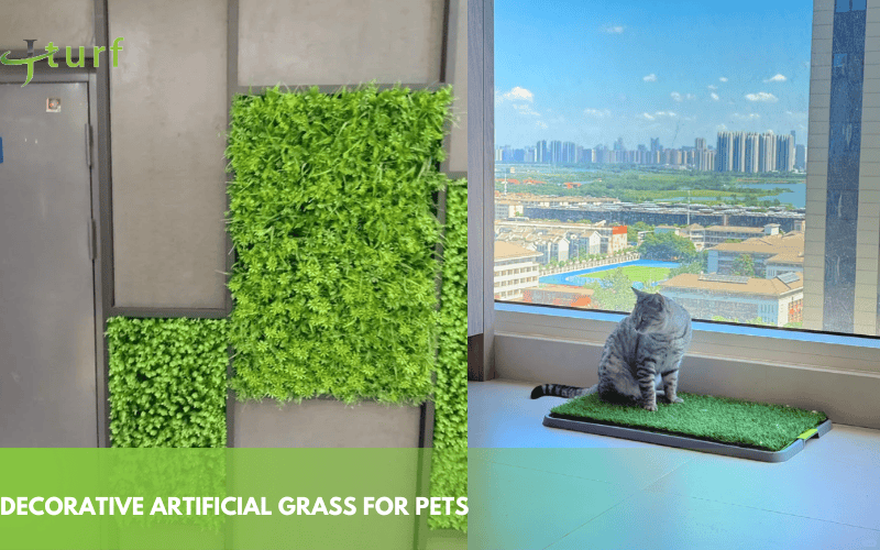 césped artificial decorativo para mascotas