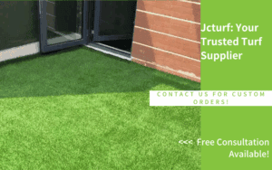 municipal artificial grass installed on a small balcony area