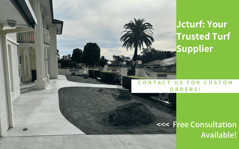 residential artificial turf installation site with gravel base