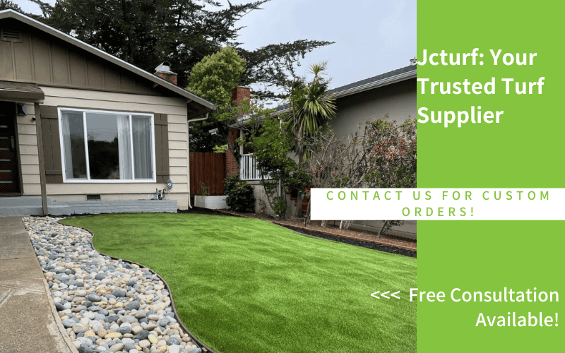 residential synthetic grass durable low maintenance landscape installation
